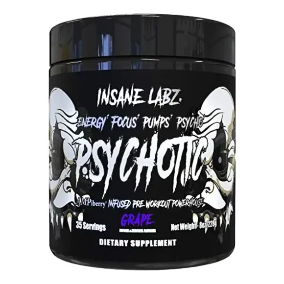 Psychotic Black Pre Workout 228 grs Grape