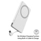 thumbnail image 1 of Batería Portátil onn 5000mAh USB-C MagAttach Blanca, 1 of 3