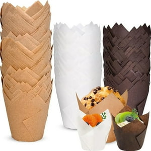 Genérica - 200 Tulipas / Capacillo De Papel Muffin, Magdalenas, Cupcake