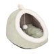 thumbnail image 3 of Cama Para Gatos, Nido Cálido, Caba?a Para Perros, Perrera, Almohadilla De Dormir De Felpa Suave, Verde Claro S, 3 of 5