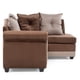 thumbnail image 4 of SOFA SECCIONAL BALI FELPA CHOCOLATE, 4 of 4