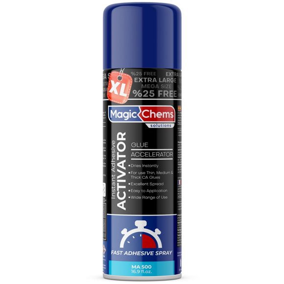 Aerosol acelerador Super Glue Magic Chems CA Glue, 500 ml