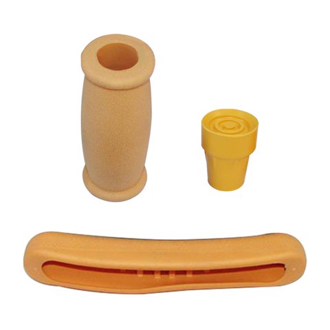 Ioensy - Juego De Piezas De Repuesto Para Muletas, Cojines Para Axilas, Tapas Para Pies, Almohadillas De Goma Duraderas