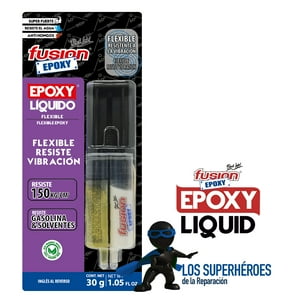 Fusion Epoxy - Pegamento Expxy Flexible Goma Liquida