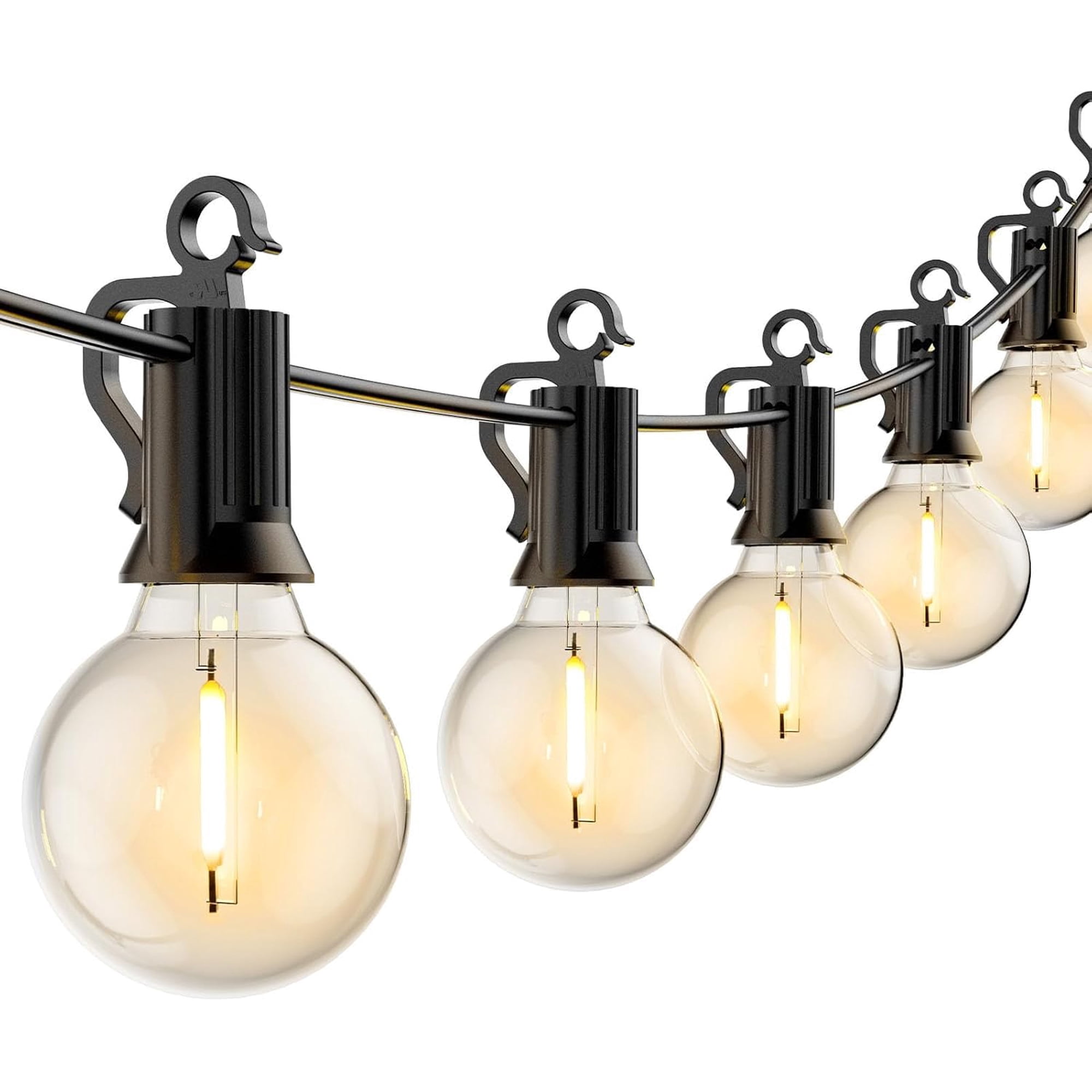 Guirnalda De Luces Led Brightown De 17 M, 52 Bombillas, Impermeable, 2200 K