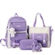 thumbnail image 1 of Fengdong 5pcs/set teenage school bags for girls pencil bag handbag bookbag shoulder bag set children cute school backpack gift, 1 of 3