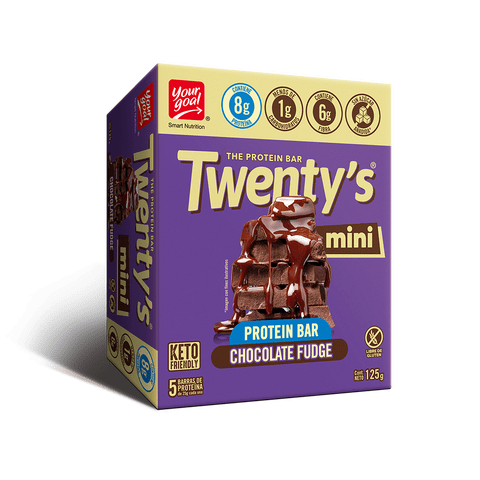 Twenty´S - Barritas De Proteína Twenty'S Mini Chocolate Fudge 5U