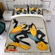 thumbnail image 4 of El Show de Heckle y Jeckle Conjunto de sábanas temático, trío de piezas, cómodo y amigable con la piel, diseño único, regalo de decoración para el hogar para familiares, amigos y fans, 90 cm * 190 cm, 4 of 6