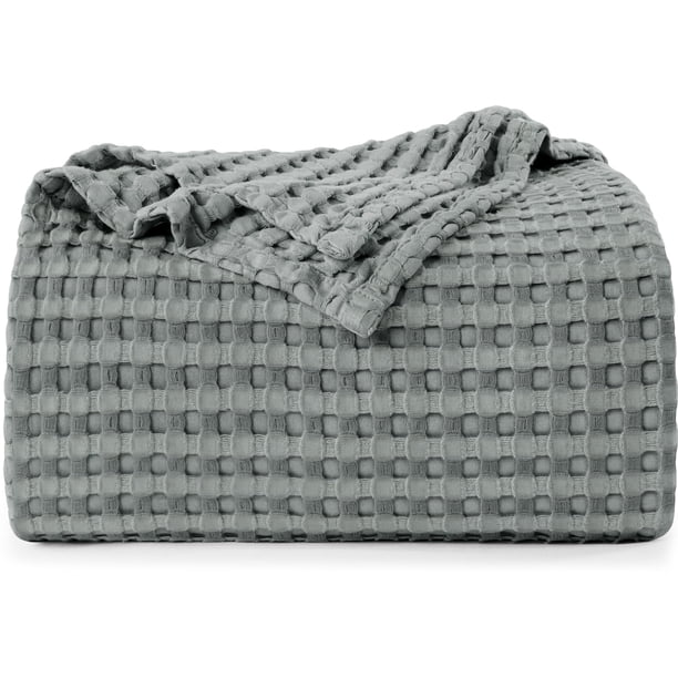 Ropa de cama Blanket Utopia con forma de gofre, 100% algodón, 300 g/m², 120 x 120 cm