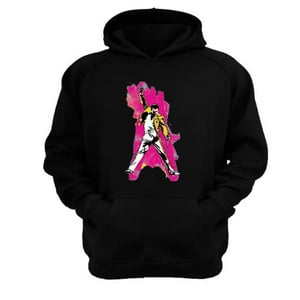 Genérico - Polerón Canguro Freddy Mercury Negro Talla Xl Unisex