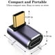 thumbnail image 3 of Adaptador Auvipal USB C Macho a Hembra 90 Grados, 3 of 3