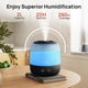 thumbnail image 2 of Humidificador CLARSTON Clarston, 2 litros, llenado en la parte superior, boquilla de 360°, 7 colores, 2 of 9