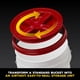 thumbnail image 2 of Tapa de cubo Gamma2 Gamma Seal, paquete de 3 unidades, 3,5 L, 28 litros, rojo/blanco/azul, 2 of 7