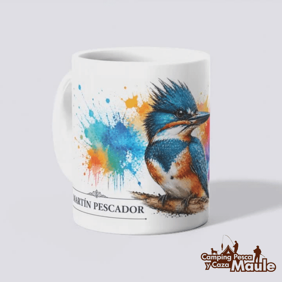 Tazón de Cerámica 11 oz, El Martín Pescador