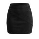 thumbnail image 4 of Agnes Orinda Conjuntos de Halloween Falda para Mujer Tallas Grandes Imitación de Gamuza Cintura Alta Falda Ajustada Mini 3X Negro, 4 of 8