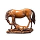 thumbnail image 3 of Estatua De Caballo, Figura Decorativa Creativa Para Centro De Mesa De Entrada De Chimenea, Marrón, 3 of 3