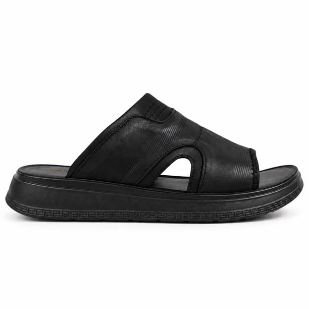 Sandalia Hombre Cuero Slip-ON Casual D8