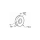 thumbnail image 4 of Rodillo de puerta PRIME-LINE B 552, 2 unidades, 2,5 cm, nailon, 4 of 5