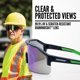 thumbnail image 4 of Gafas de seguridad Jackson Safety Maxview+ Antivaho negras, 4 of 6