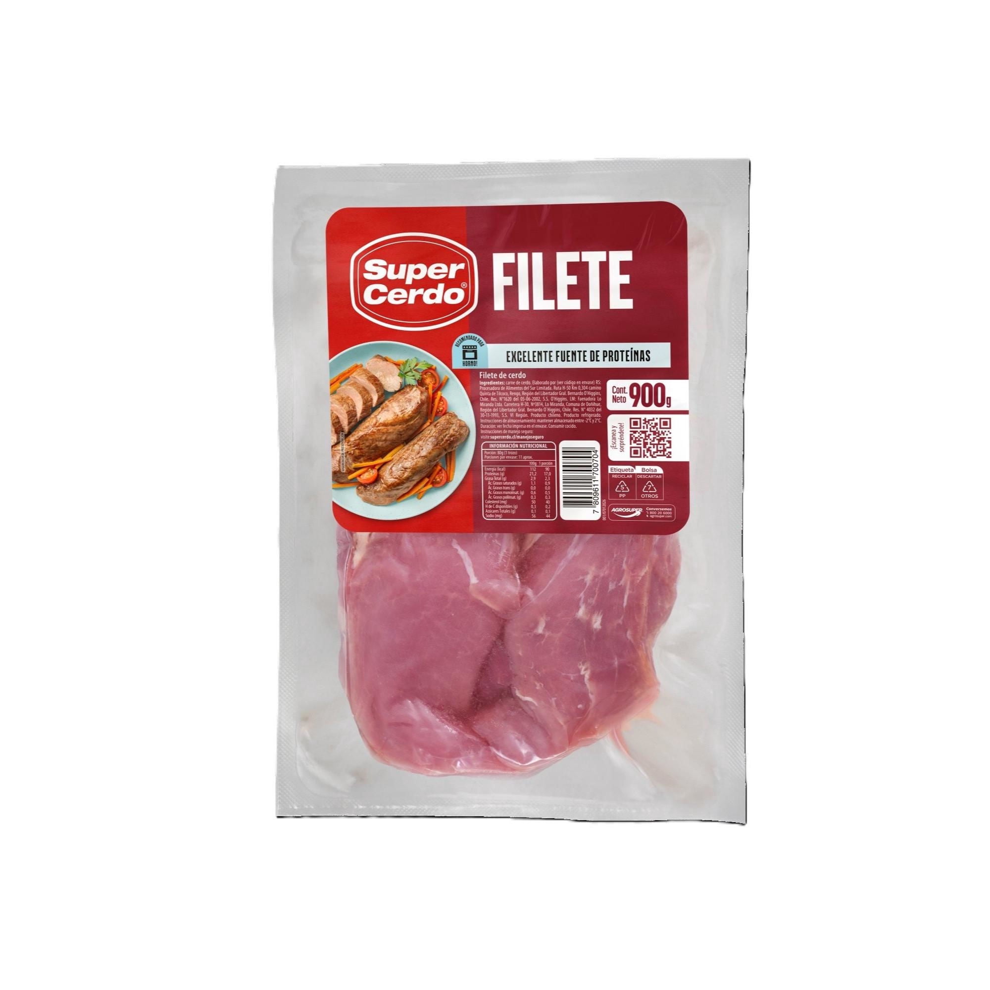 Filete De Cerdo 900 g Super Cerdo