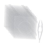 Magideal - Tablas Cuadradas De Fusibles Tablas De Clavijas Mejoran La Habilidad De La Habilidad De Diseño Resistente Interlucking Artesanía De Bricolaje De 5 Mm