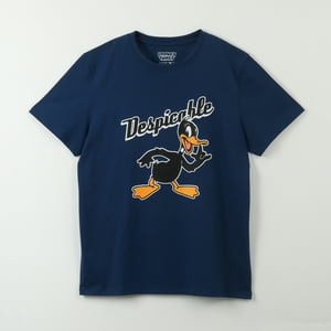 Polera Manga Corta Hombre Despicable Azul Looney Tunes