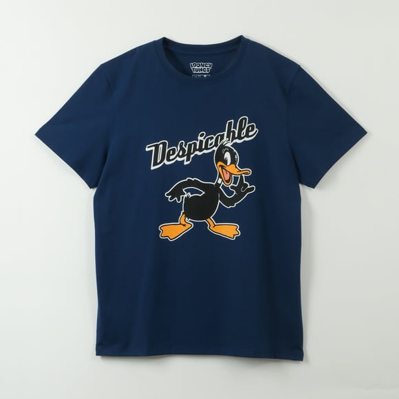 Polera Manga Corta Hombre Despicable Azul Looney Tunes