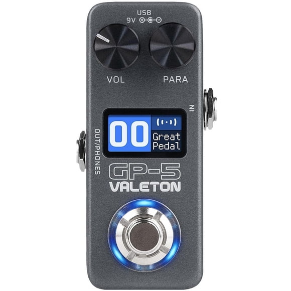 Procesador multiefectos compacto Valeton GP-5 con más de 100 efectos
