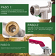 thumbnail image 4 of Llave De Jardín Con Doble Salida 1/2 Y 3/4 Aspersor Riego, 4 of 6