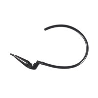 Magideal - Tubo De Recarga De Inodoro Y Abrazadera Kit De Reparación De Inodoros Accesorios Para Inodoros De Fácil Instalación Abrazadera De Tuberías Universal Negro