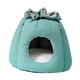 thumbnail image 4 of Cama Cueva de Felpa para Mascotas Fiocias Calming Kitty Verde, 4 of 5