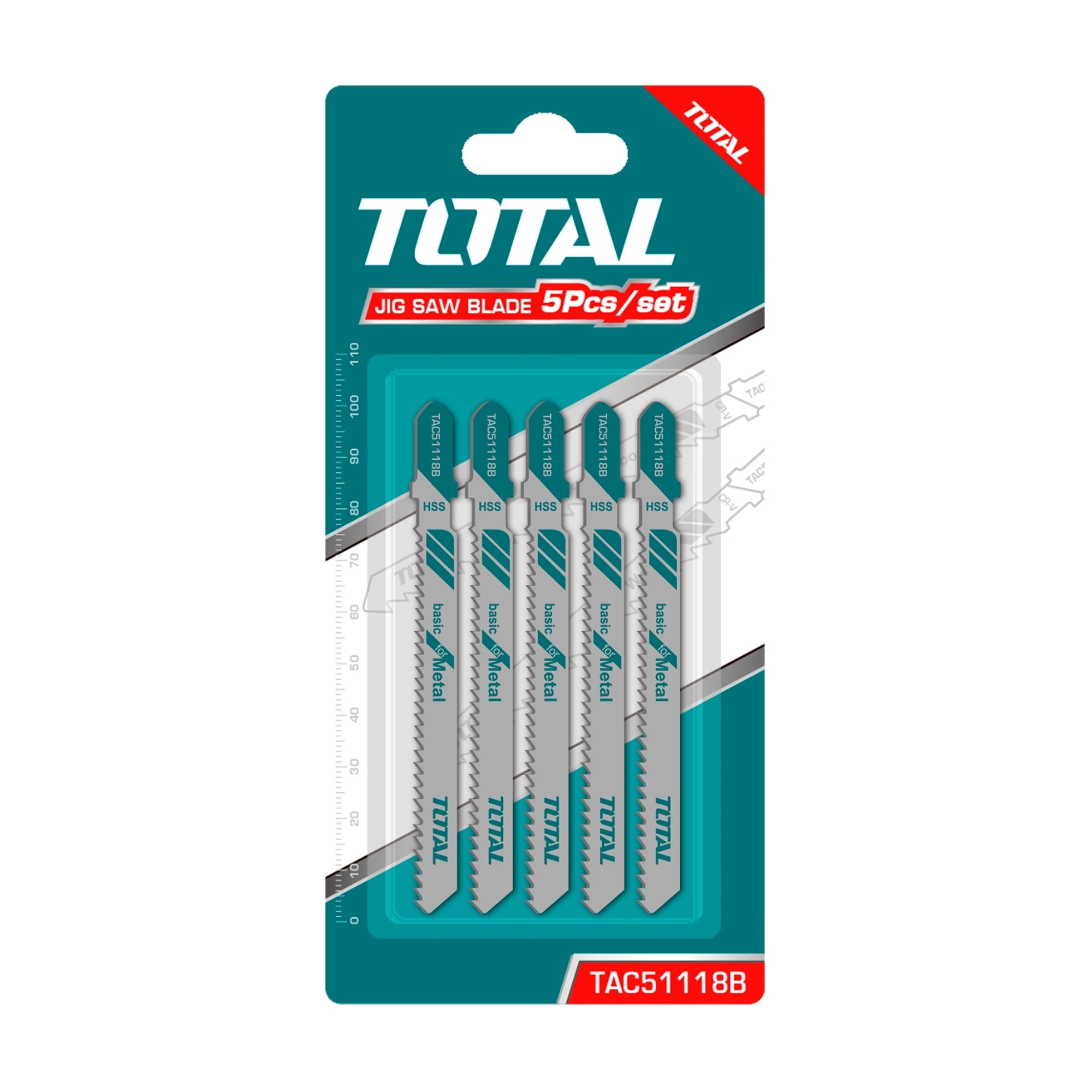 Juego Hoja Sierra Caladora Para Metal 5 Piezas Total