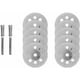 thumbnail image 4 of Disco de diamante de cupé, 20 piezas de mini discos de diamante de 22 mm para tronçonner con 4 piezas de mandriles Tiges para discos giratorios para herramientas Dremel rotativas de piedras preciosas, 4 of 5