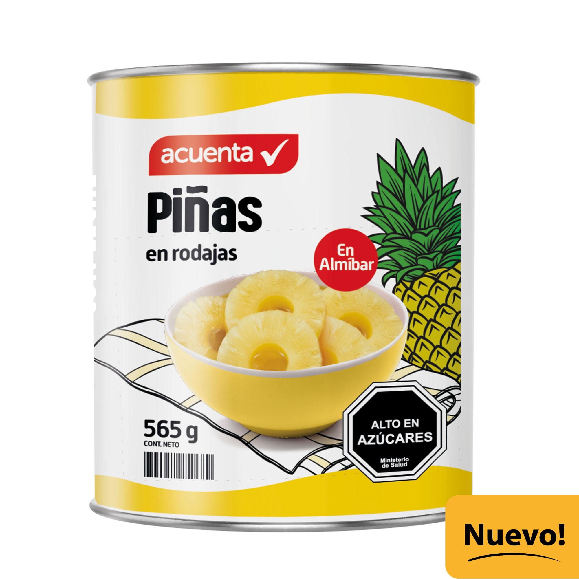Piñas en Rodaja, 565 g | Lider