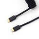 thumbnail image 2 of Cable USB-C en espiral aviador personalizado Keychron, trenzado, 2 of 3