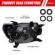 thumbnail image 3 of Faro ADCARLIGHTS Toyota Tacoma 2012‑2015 Halógeno, 3 of 9