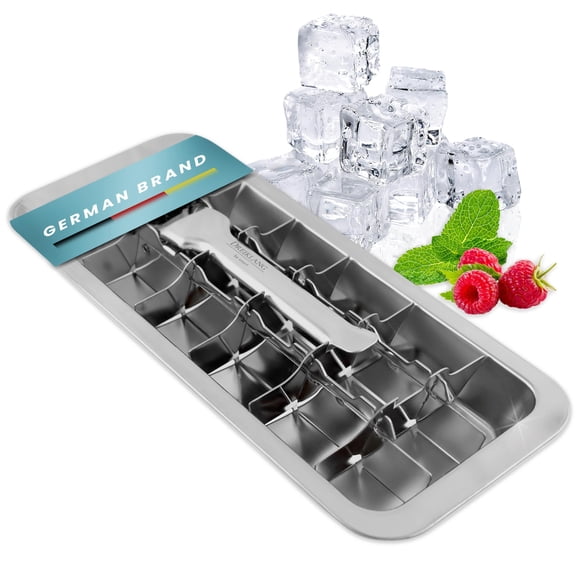 Bandeja de hielo Dreiklang 18 grandes de acero inoxidable