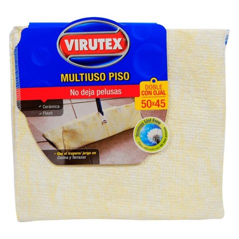 Virutex - Pack X 4 Trapero Doble Con Ojal 45×50 Cm