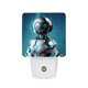 thumbnail image 1 of Mi Amigo Robot Luz nocturna LED con sensor de anochecer a amanecer para dormitorio, baño, pasillo, escaleras - Lámpara LED nocturna de enchufe, 0.5W - 1 pieza, 1 of 6