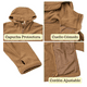 thumbnail image 3 of Polar Chaqueta Polerón Micropolar Táctico Invierno, 3 of 3