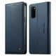 thumbnail image 1 of Funda Billetera de Cuero para [Samsung Galaxy S20], Bloqueo RFID, Tarjetas y Soporte Azul, 1 of 5