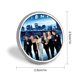 thumbnail image 2 of Friends-Theme Round Button Badge: Premium Metal Construction, Ideal for High-End Events 2.8 cm, 2 of 6