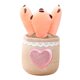 thumbnail image 5 of Plantas En Macetas Peluches Rellenos Mu?eca Suave Decoración Para El Hogar Garra De Oso Rosa, 5 of 5