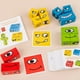 thumbnail image 4 of 64pcs Juego De Puzzle Cubos Didáctico Expresiones Y Emociones, 4 of 7