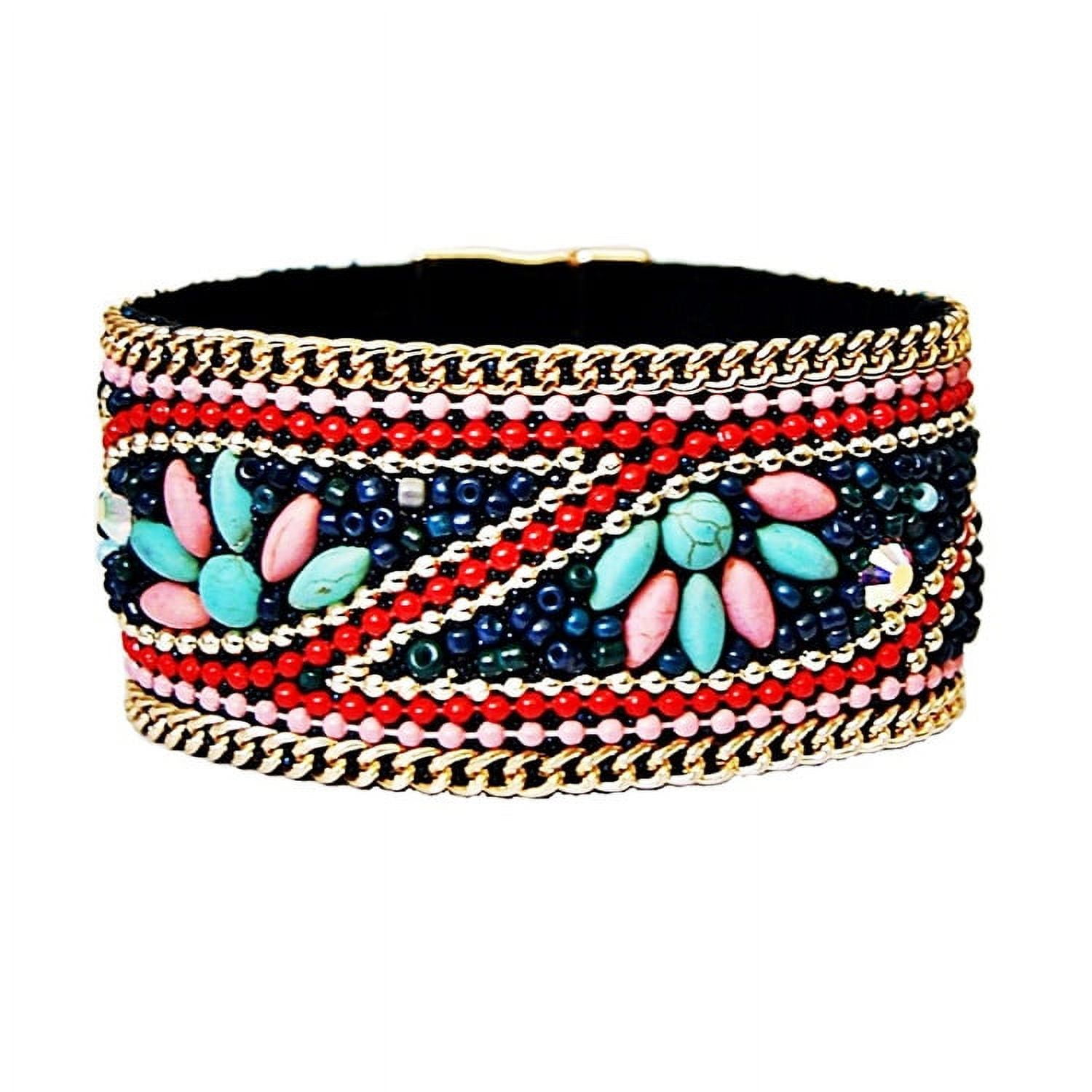 Pulsera Margaritas Azul