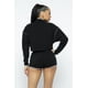 thumbnail image 4 of Conjunto Deportivo Thin Blue Line Crop Top Y Shorts De Cintura Alta Negro S, 4 of 6