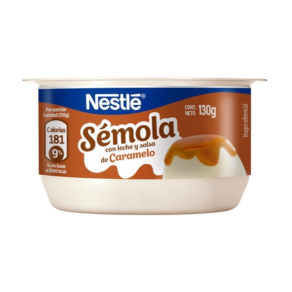 Postre Sémola con Leche de Caramelo Pote, 130 g