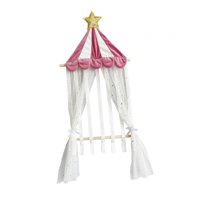 Magideal - Organizador De Lazos Para El Cabello Para Niña, Pinzas Para El Cabello, Colgador De Almacenamiento Con Forma De Tienda, Accesorio Para El Cabello Para , Rosa