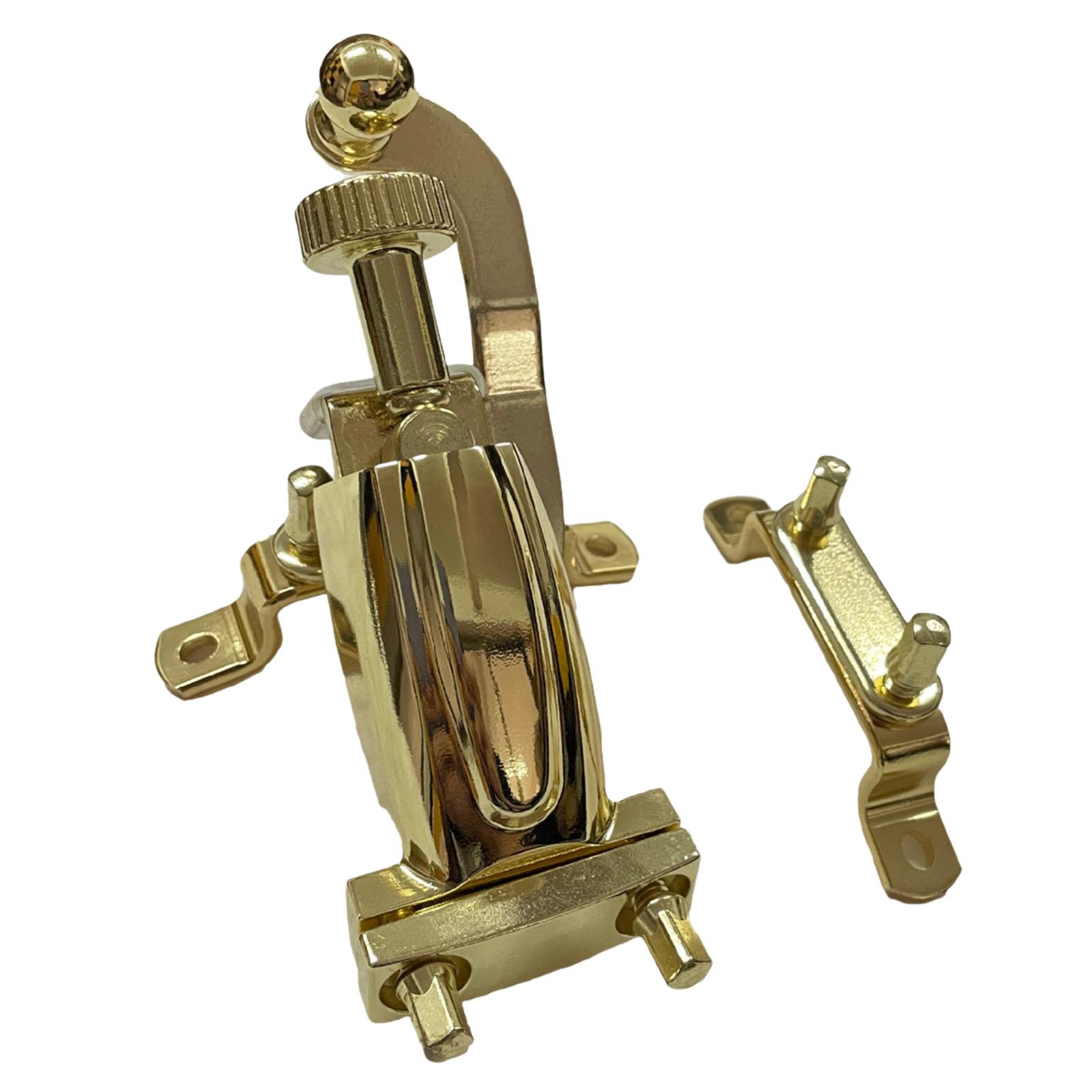 Bothyi - Colador De Caja Con Placa De Tope, Ajustador Dorado, Extremo De Tope De Acero De Repuesto