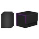 thumbnail image 1 of Caja De Baraja De Cartas Premium Para Caja De Naipes Coleccionables, Caja De Almacenamiento De Baraja, Color Negro Y Morado, 1 of 5
